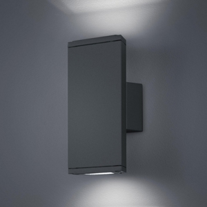 Applique da esterno led 6w 3000k moderna antracite