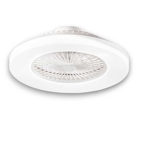 Plafoniera con ventilatore bianco silenzioso 13mq con telecomando