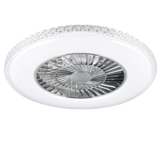 Plafoniera con ventilatore a soffitto silenzioso con luce telecomando