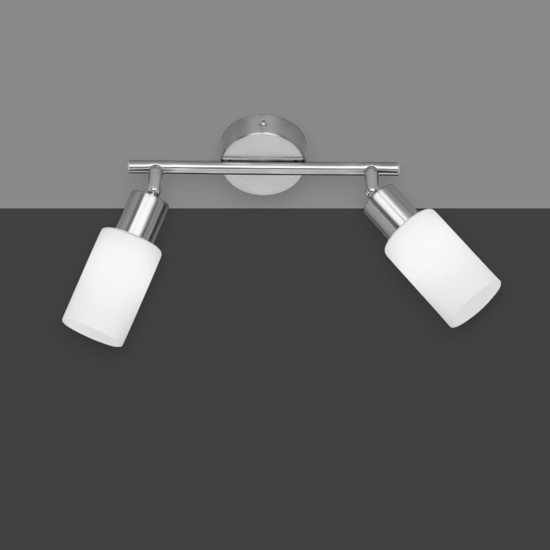 Plafoniera da soffitto 2 luci led orientabili