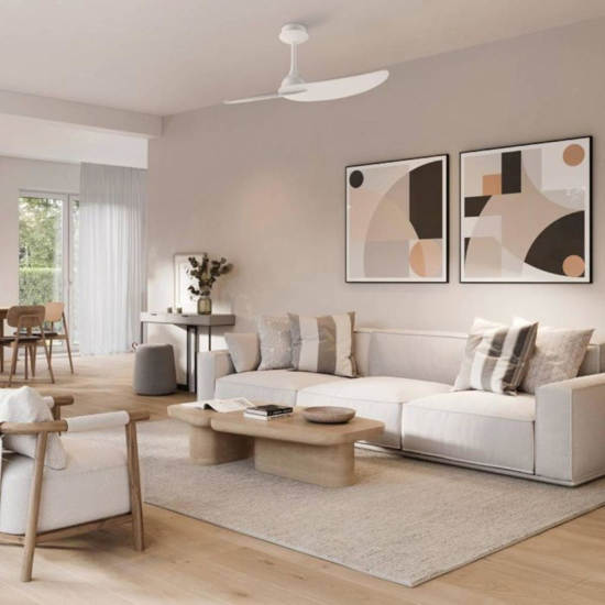 Ventilatore da soffitto bianco 20mq bianco con telecomando