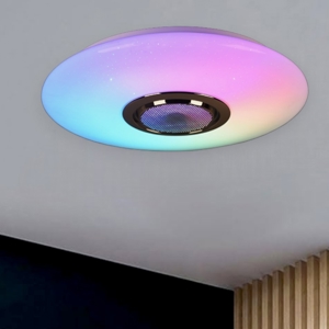 Plafoniera altoparlante moderna led da 3000k a 6000k rgb