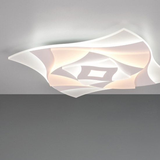 Plafoniera design moderno led da 3000k a 6500k