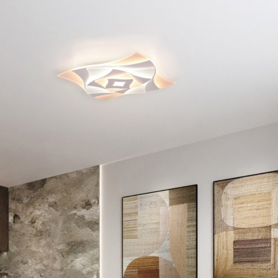Plafoniera design moderno led da 3000k a 6500k