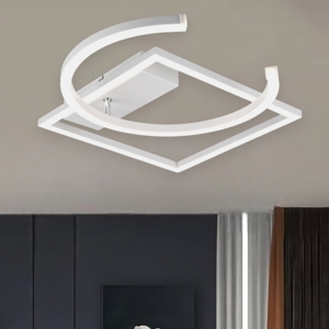 Plafoniera bianca moderna led 4000k orientabile