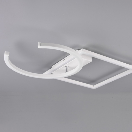 Plafoniera bianca moderna led 4000k orientabile