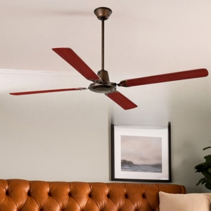 Ventilatore a soffitto con pale in legno 28mq