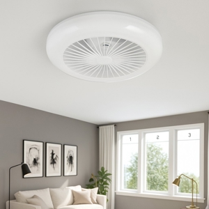 Ventilatore silenzioso a plafoniera con luce telecomando