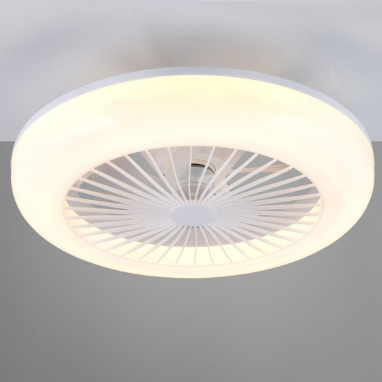 Ventilatore silenzioso a plafoniera con luce telecomando