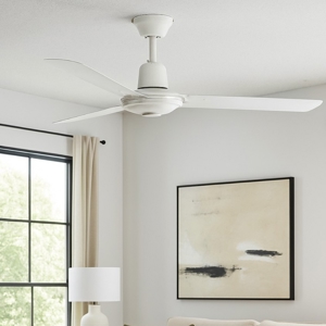 Ventilatore da soffitto bianco 17mq con pale