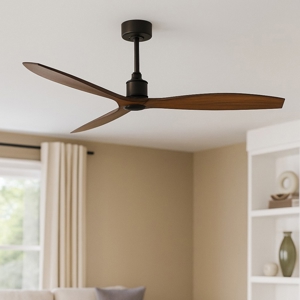 Ventilatore a pale effetto legno da soffitto 17mq
