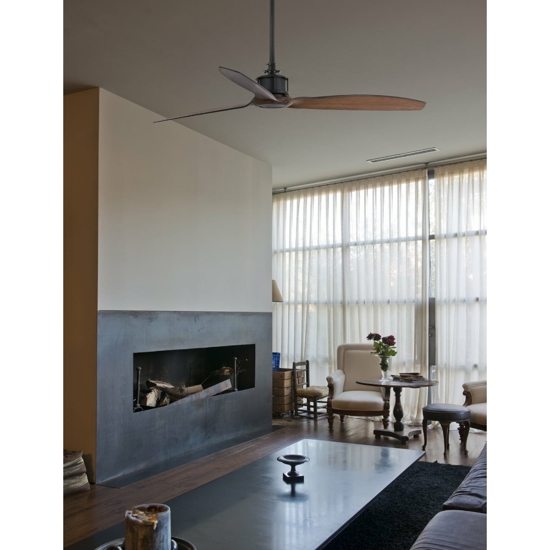 Ventilatore a pale effetto legno da soffitto 17mq