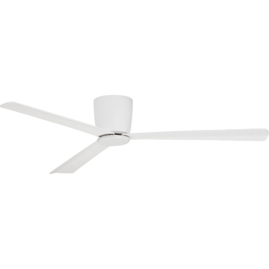 Ventilatore silenzioso da soffitto a pale bianco 28mq con telecomando