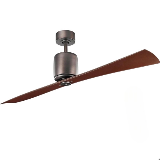 Ventilatore bronzo 30mq da soffitto a pale con telecomando