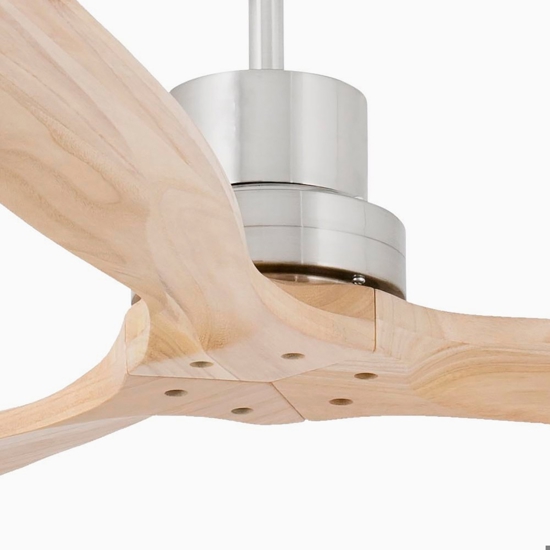 Ventilatore a soffitto pale di legno 28mq silenzioso