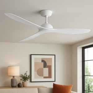 Ventilatore bianco da soffitto 28mq a pale