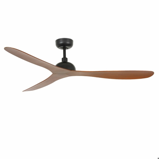 Ventilatore da soffitto con pale legno noce 28mq silenzioso