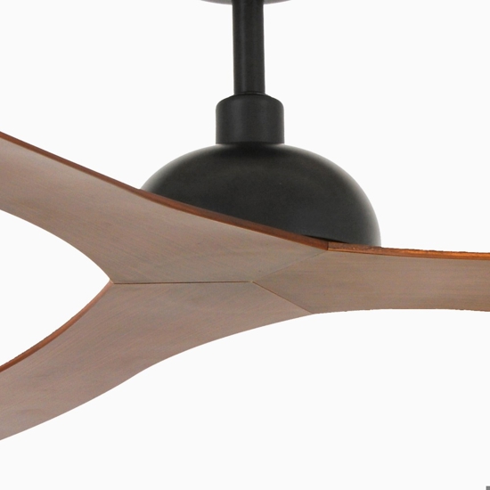 Ventilatore da soffitto con pale legno noce 28mq silenzioso