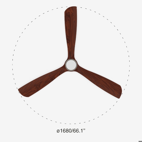 Lampadario a ventilatore con luce da soffitto 28mq pale in legno