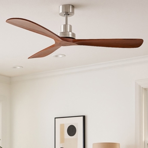 Ventilatore da soffitto con telecomando 39mq pale in legno