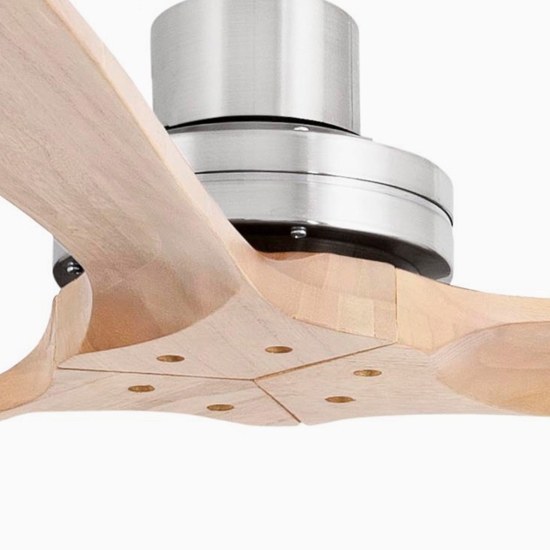 Ventilatore da soffitto 28mq pale di legno pino