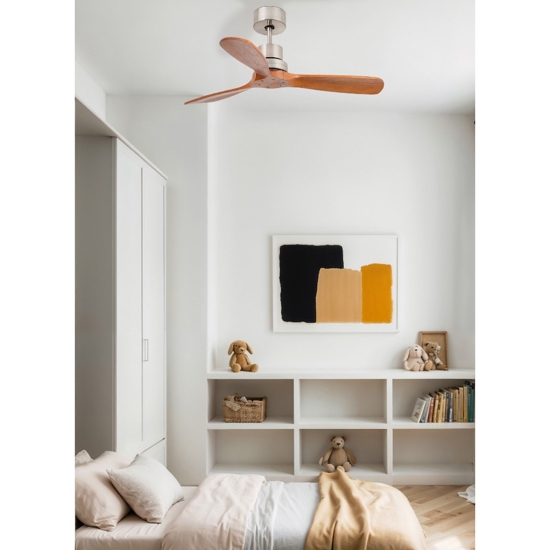 Ventilatore da soffitto 13mq con pale in legno