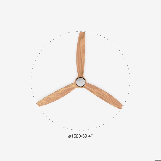 Ventilatore a lampadario nero con luce 28mq pale di legno