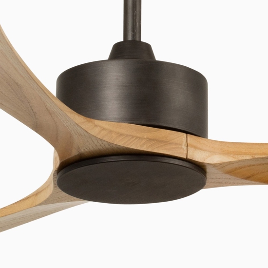 Ventilatore con pale di legno da soffitto 39mq con telecomando