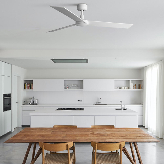 Ventilatore da soffitto a pale fino a 28mq bianco