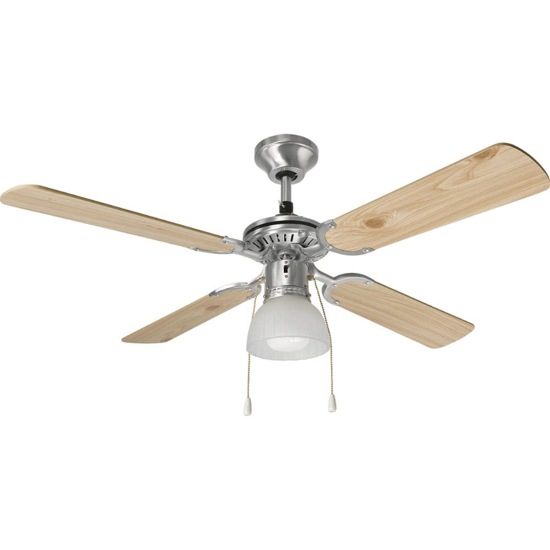 Ìventilatore vintage da soffitto a pale legno con luce 13mq