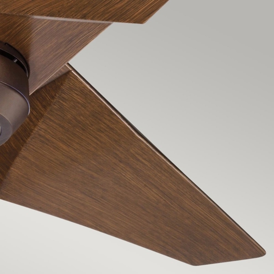 Ventilatore da soffitto con luce pale marrone silenzioso