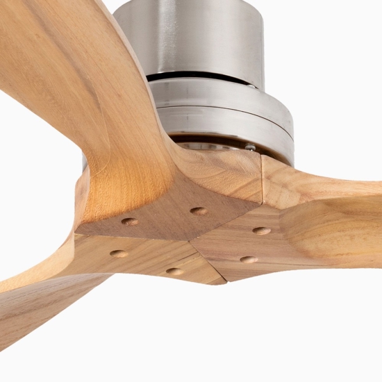 Ventilatore a soffitto 13mq pale di legno pino
