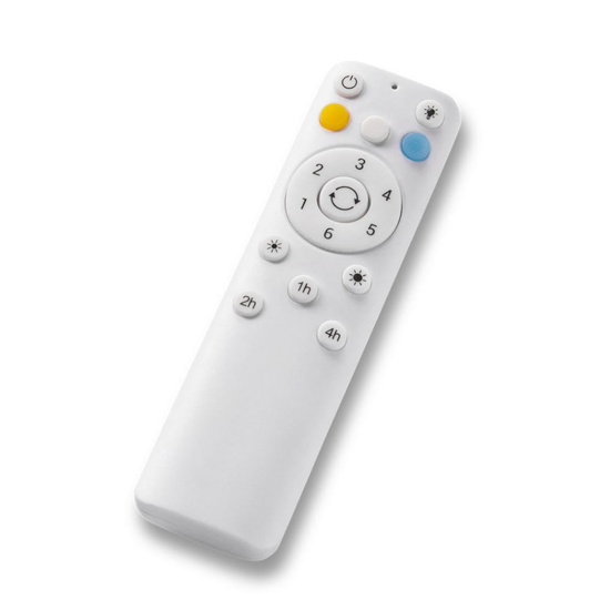 Ventilatore da soffitto bianco a pale 20mq con luce e telecomando
