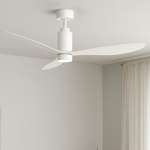 Ventilatore da soffitto con luce e telecomando per 20mq bianco
