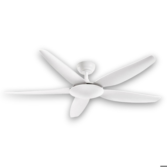Ventilatore da soffitto bianco ambienti 20mq con telecomando