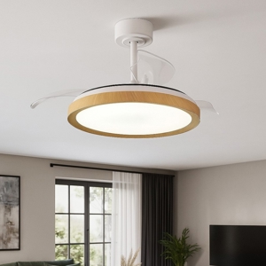 Ventilatore plafoniera marrone fino a 20mq con luce con telecomando