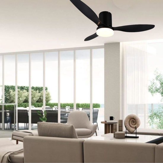 Ventilatore a pale con luce da soffitto con telecomando