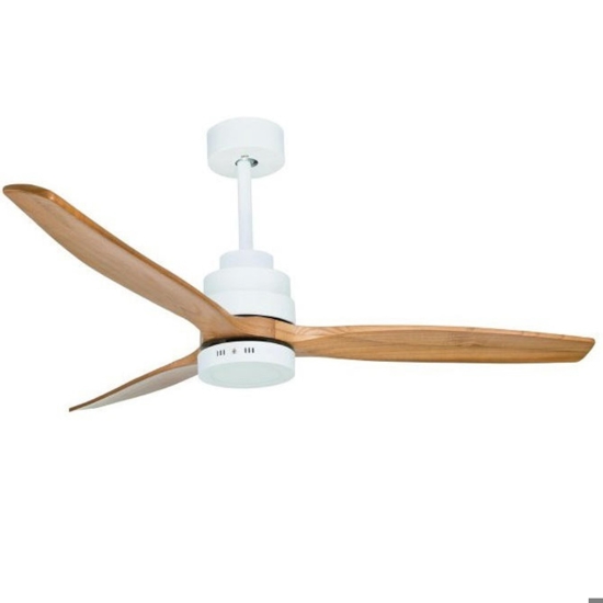 Ventilatore con luce da soffitto pale in legno 20mq con telecomando