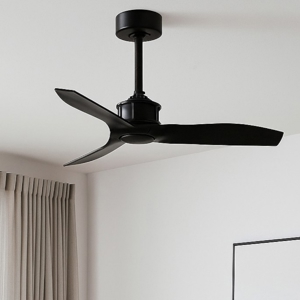 Ventilatore a soffitto 13mq pale nero silenzioso