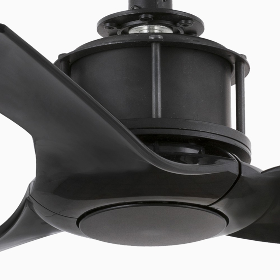 Ventilatore a soffitto 13mq pale nero silenzioso