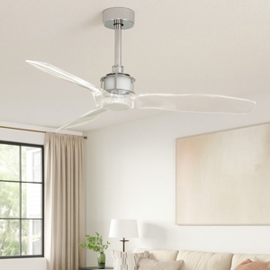 Ventilatore a soffitto con pale trasparenti 13mq