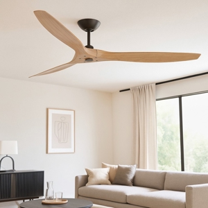 Ventilatore da soffitto con pale in legno 28mq silenzioso
