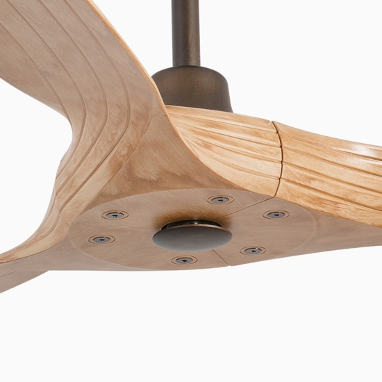Ventilatore da soffitto con pale in legno 28mq silenzioso