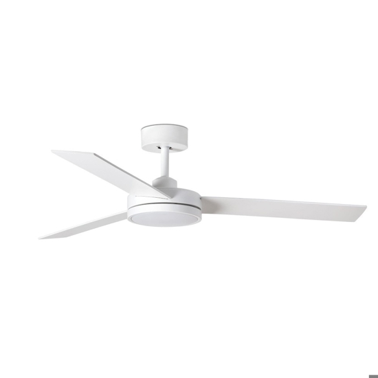 Ventilatore da soffitto con luce bianco telecomando 28mq