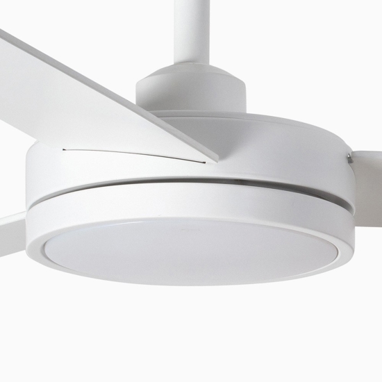 Ventilatore da soffitto con luce bianco telecomando 28mq