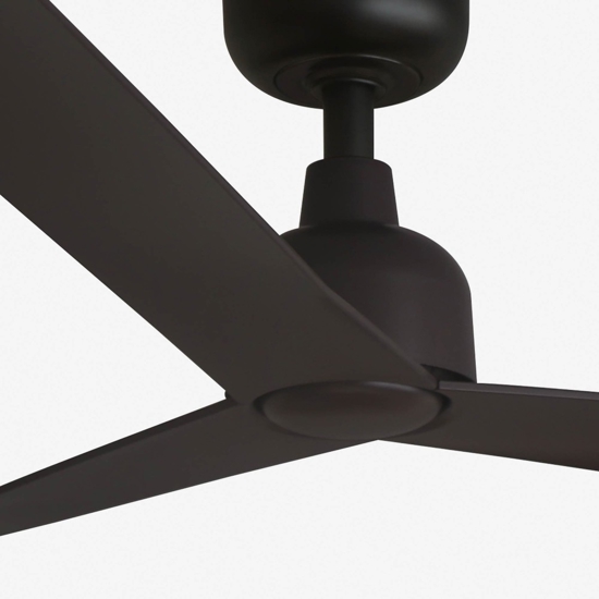 Ventilatore a soffitto da esterno 17mq a pale marrone