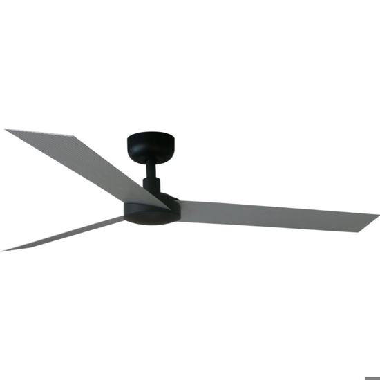 Ventilatore da soffitto a pale nero grigio 28mq silenzioso