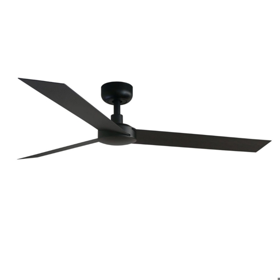 Ventilatore nero da soffitto 28mq a pale silenzioso