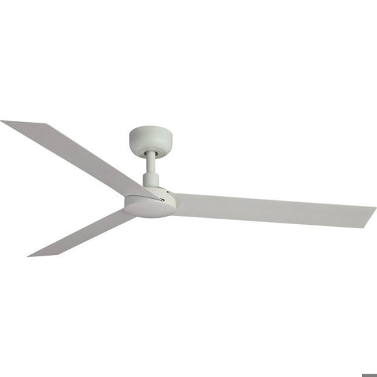 Ventilatore da soffitto bianco 28mq silenzioso con pale
