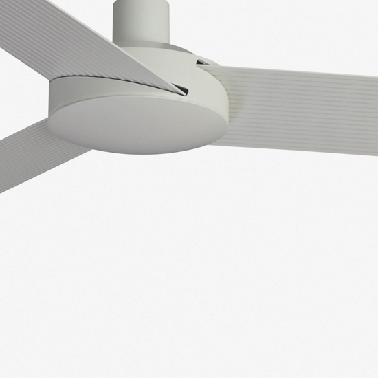 Ventilatore da soffitto bianco 28mq silenzioso con pale